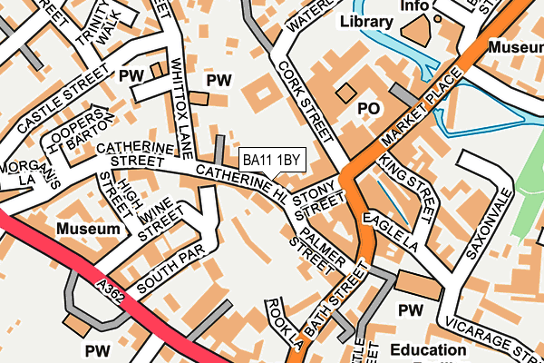 BA11 1BY map - OS OpenMap – Local (Ordnance Survey)