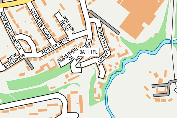 BA11 1FL map - OS OpenMap – Local (Ordnance Survey)