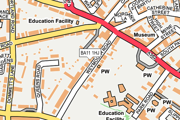 Map of TECHED OFF CIC at local scale