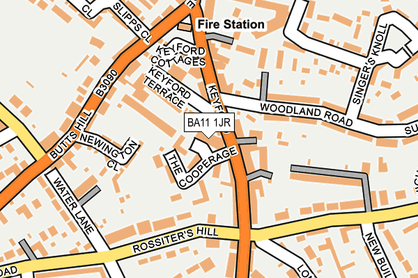 Map of FROME HERITAGE CIC at local scale