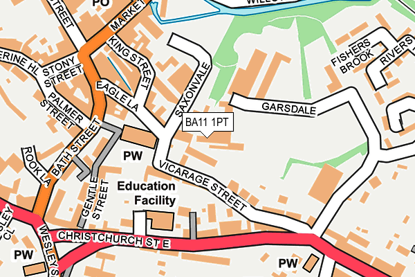 Map of MOUNT ART SERVICES LTD at local scale