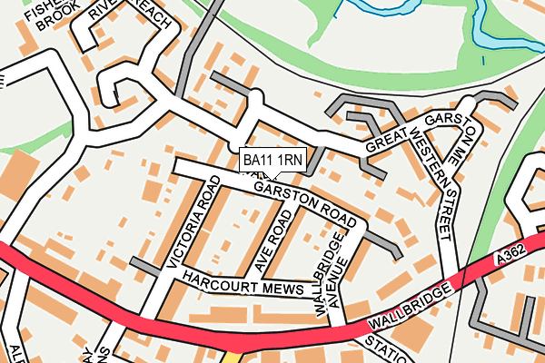 BA11 1RN map - OS OpenMap – Local (Ordnance Survey)