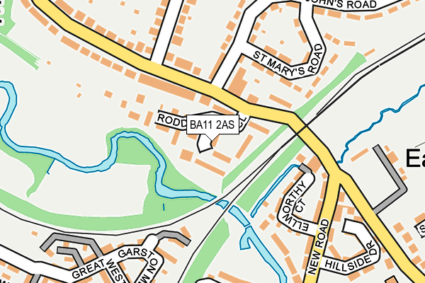 BA11 2AS map - OS OpenMap – Local (Ordnance Survey)