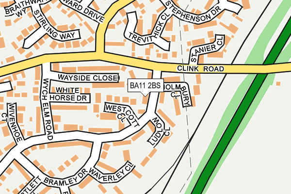 BA11 2BS map - OS OpenMap – Local (Ordnance Survey)