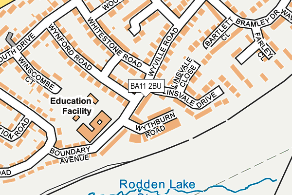 BA11 2BU map - OS OpenMap – Local (Ordnance Survey)