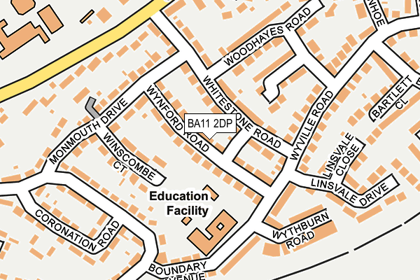 Map of FOS FIRST AID LTD. at local scale