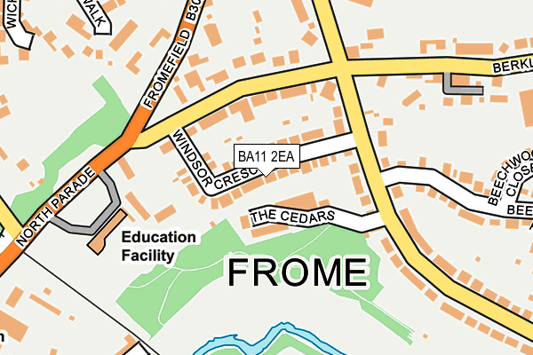 Map of CROMIE BODY LIMITED at local scale