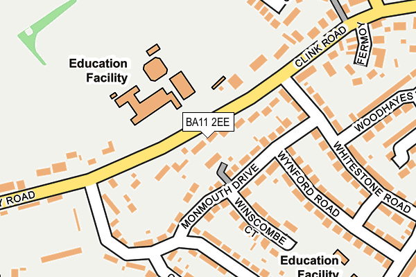 Map of HARRISON BROOKES LTD at local scale