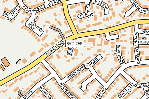 BA11 2EP map - OS OpenMap – Local (Ordnance Survey)