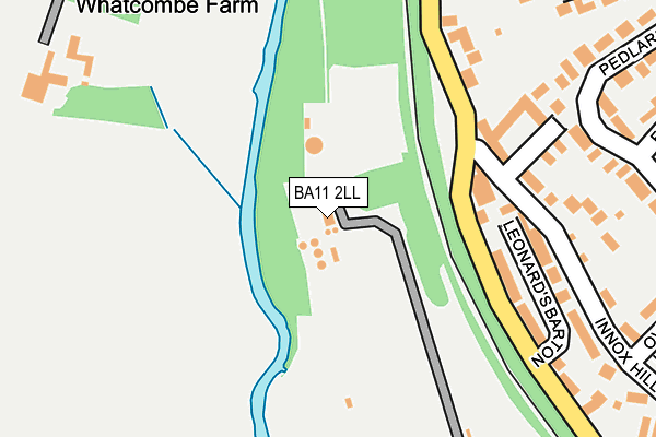 BA11 2LL map - OS OpenMap – Local (Ordnance Survey)