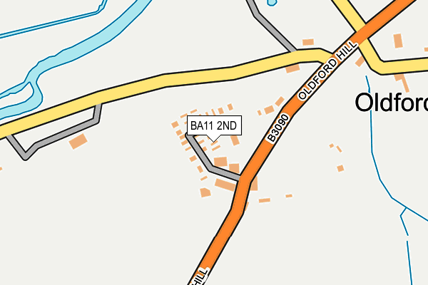 BA11 2ND map - OS OpenMap – Local (Ordnance Survey)