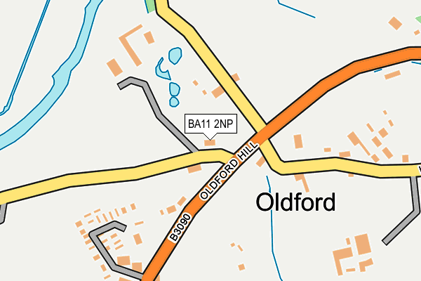 BA11 2NP map - OS OpenMap – Local (Ordnance Survey)