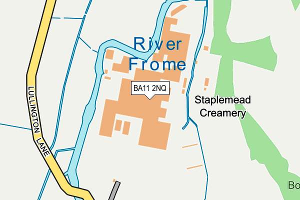 BA11 2NQ map - OS OpenMap – Local (Ordnance Survey)