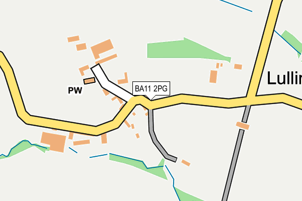 BA11 2PG map - OS OpenMap – Local (Ordnance Survey)