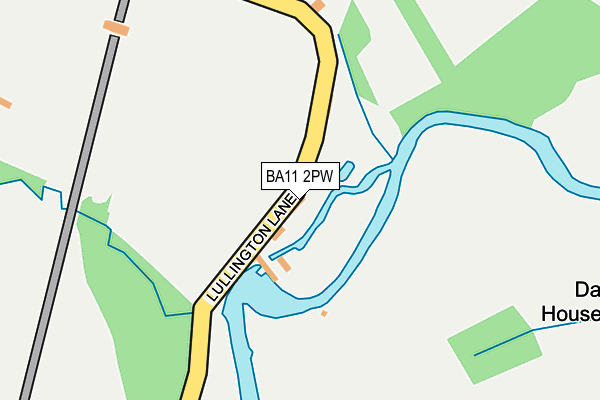 BA11 2PW map - OS OpenMap – Local (Ordnance Survey)