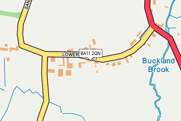 BA11 2QN map - OS OpenMap – Local (Ordnance Survey)