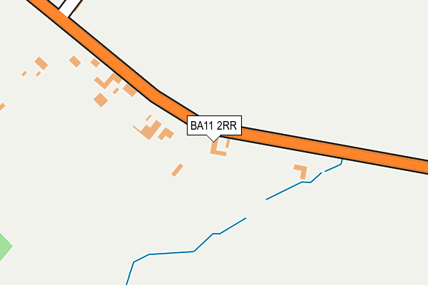 BA11 2RR map - OS OpenMap – Local (Ordnance Survey)