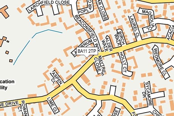 BA11 2TP map - OS OpenMap – Local (Ordnance Survey)