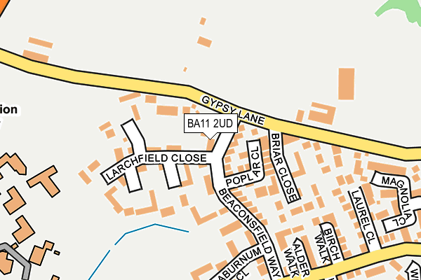 BA11 2UD map - OS OpenMap – Local (Ordnance Survey)