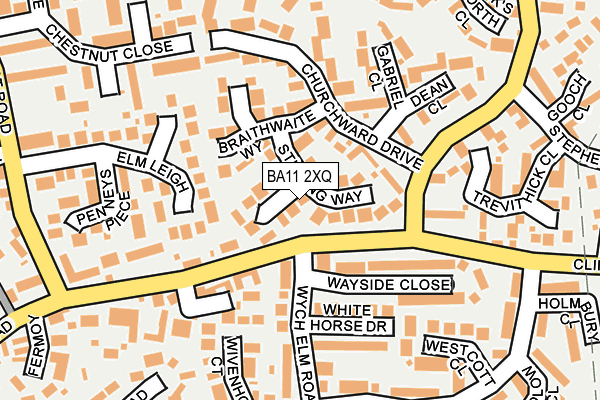 BA11 2XQ map - OS OpenMap – Local (Ordnance Survey)