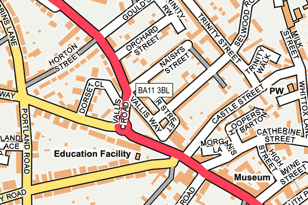 BA11 3BL map - OS OpenMap – Local (Ordnance Survey)