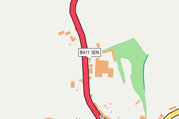 BA11 3EN map - OS OpenMap – Local (Ordnance Survey)