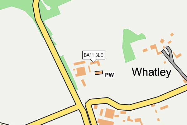 BA11 3LE map - OS OpenMap – Local (Ordnance Survey)