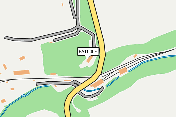 BA11 3LF map - OS OpenMap – Local (Ordnance Survey)