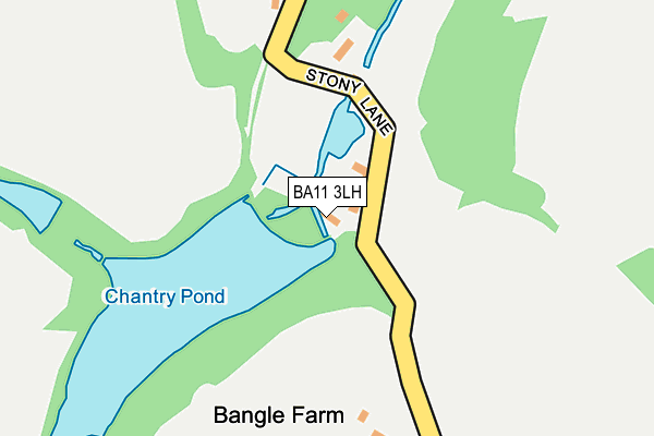 BA11 3LH map - OS OpenMap – Local (Ordnance Survey)