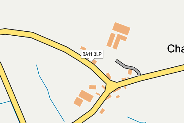 BA11 3LP map - OS OpenMap – Local (Ordnance Survey)