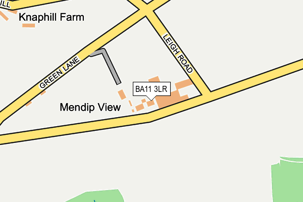 BA11 3LR map - OS OpenMap – Local (Ordnance Survey)