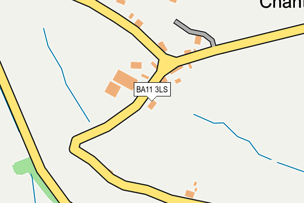 BA11 3LS map - OS OpenMap – Local (Ordnance Survey)