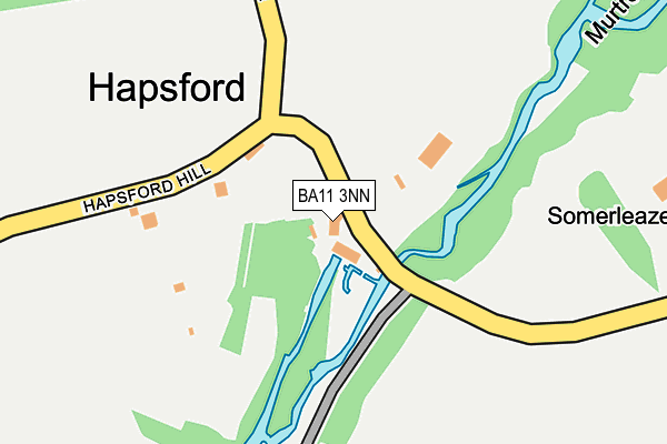 BA11 3NN map - OS OpenMap – Local (Ordnance Survey)