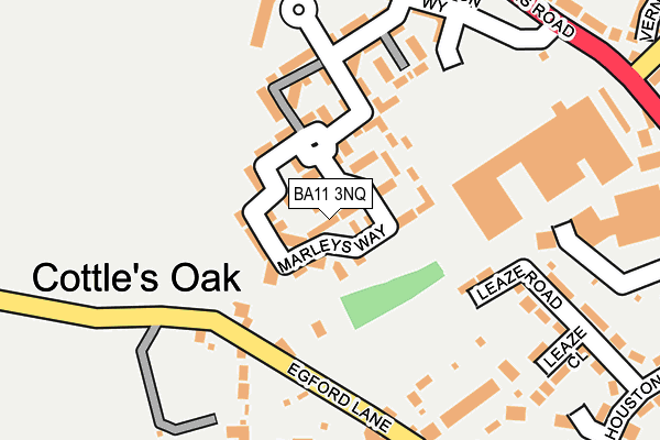 BA11 3NQ map - OS OpenMap – Local (Ordnance Survey)