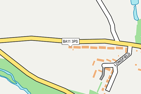 BA11 3PS map - OS OpenMap – Local (Ordnance Survey)