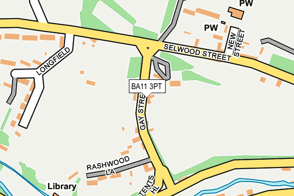 BA11 3PT map - OS OpenMap – Local (Ordnance Survey)