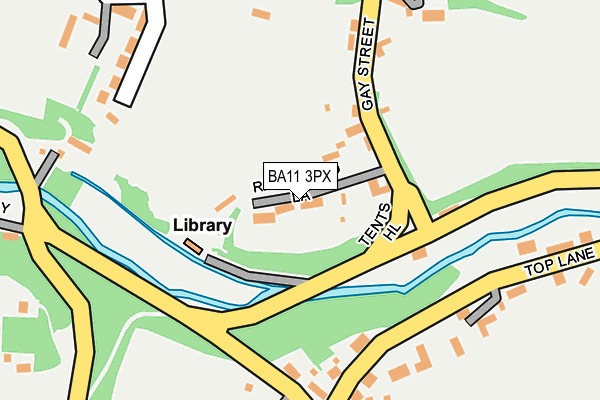 BA11 3PX map - OS OpenMap – Local (Ordnance Survey)