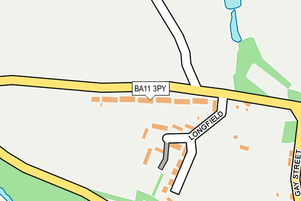 BA11 3PY map - OS OpenMap – Local (Ordnance Survey)