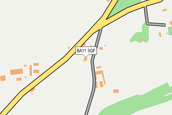 BA11 3QF map - OS OpenMap – Local (Ordnance Survey)