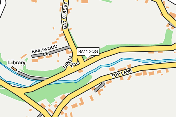 BA11 3QG map - OS OpenMap – Local (Ordnance Survey)