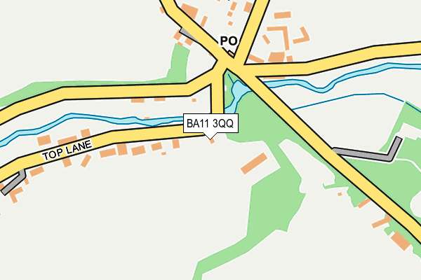BA11 3QQ map - OS OpenMap – Local (Ordnance Survey)