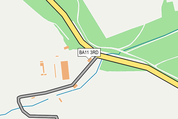 BA11 3RD map - OS OpenMap – Local (Ordnance Survey)