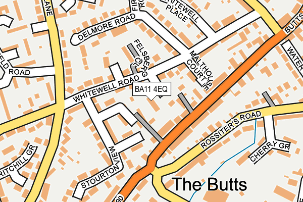BA11 4EQ map - OS OpenMap – Local (Ordnance Survey)