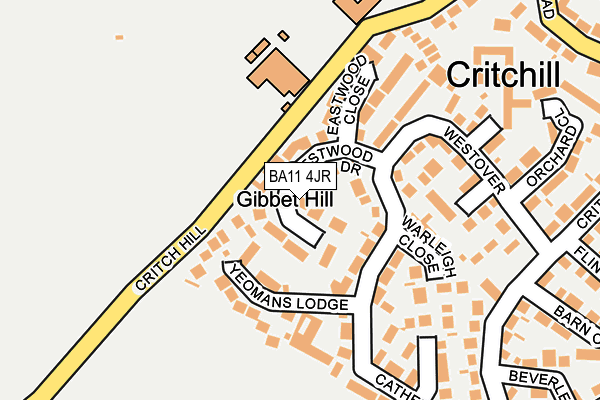 Map of SOUTHERN BELLS LTD at local scale
