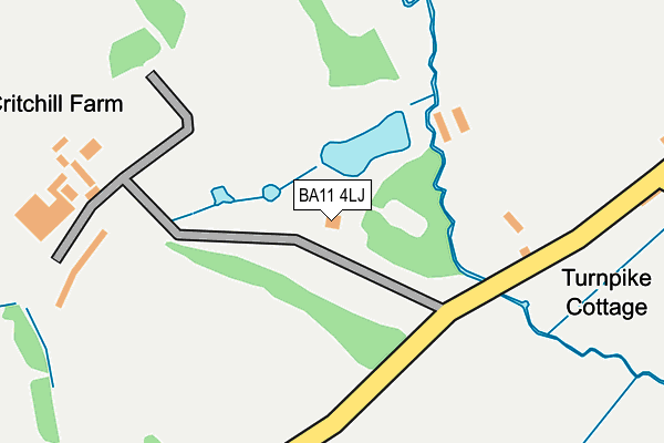 BA11 4LJ map - OS OpenMap – Local (Ordnance Survey)