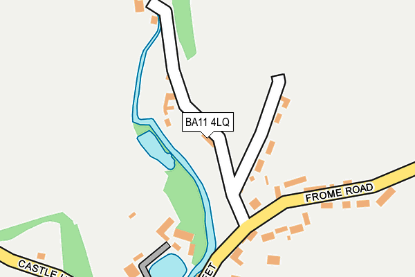 BA11 4LQ map - OS OpenMap – Local (Ordnance Survey)