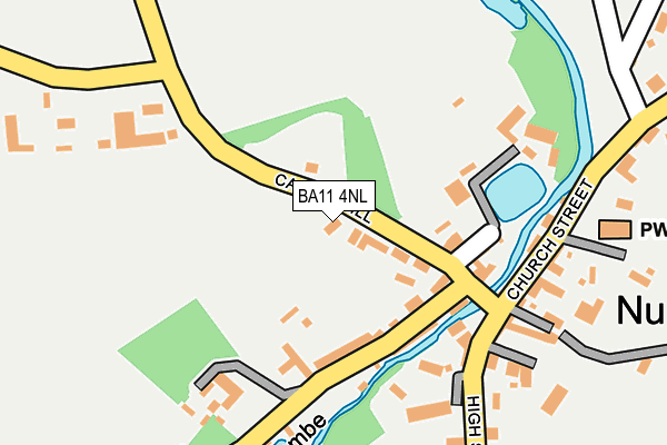 BA11 4NL map - OS OpenMap – Local (Ordnance Survey)