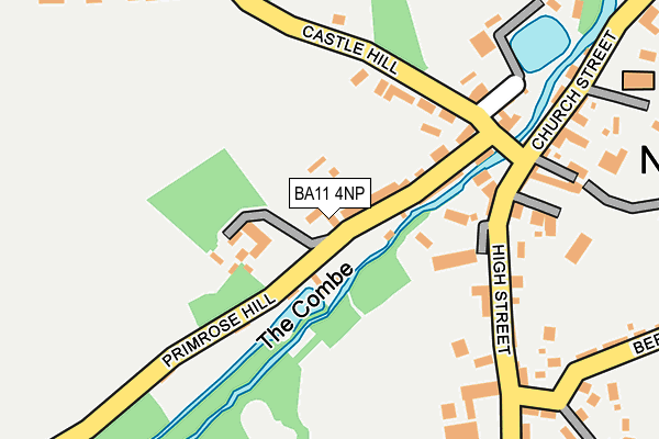 BA11 4NP map - OS OpenMap – Local (Ordnance Survey)