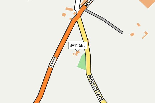 BA11 5BL map - OS OpenMap – Local (Ordnance Survey)