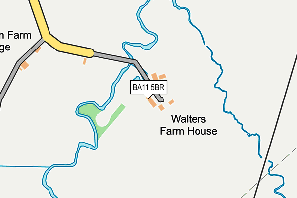 BA11 5BR map - OS OpenMap – Local (Ordnance Survey)